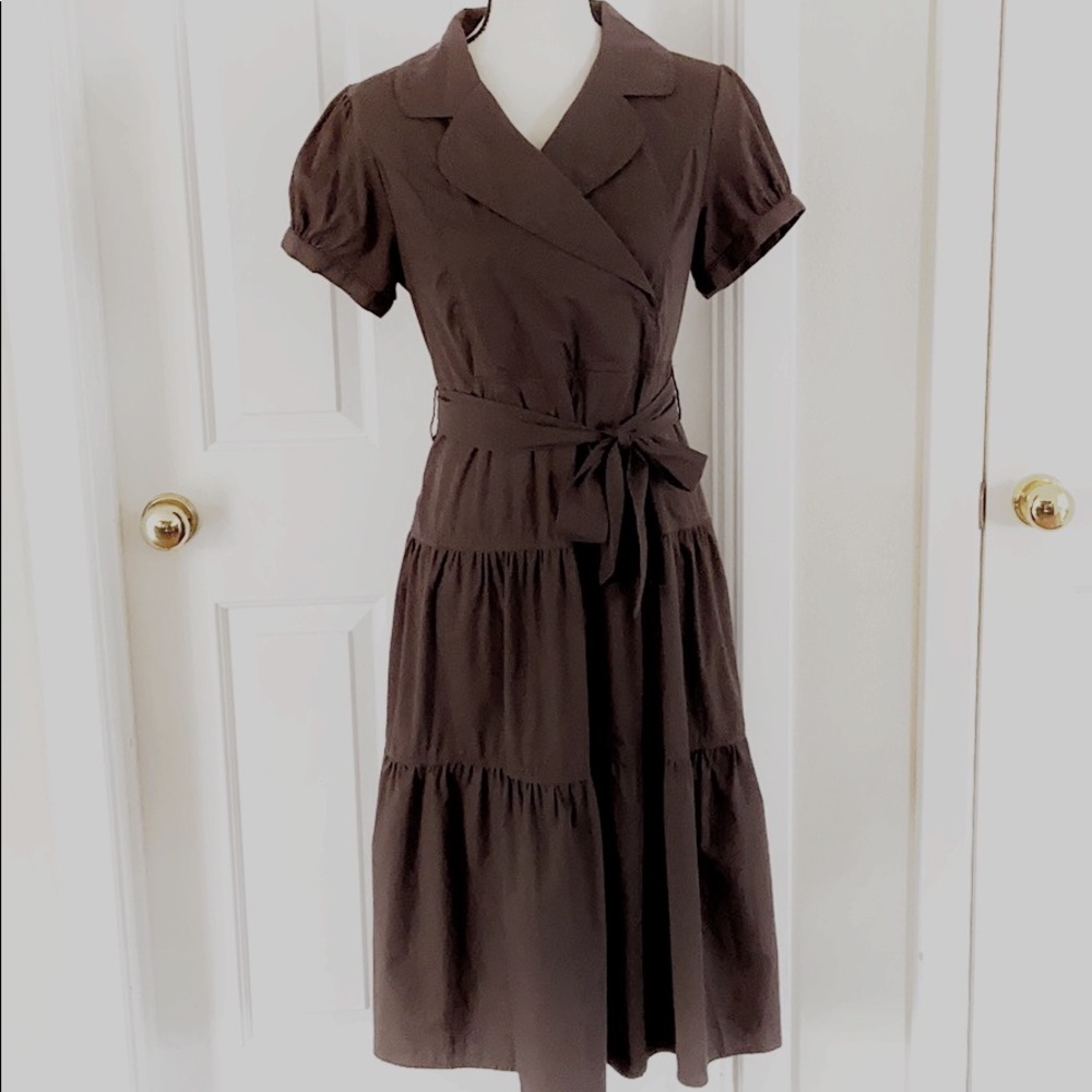 Mika Rose brown cotton dress